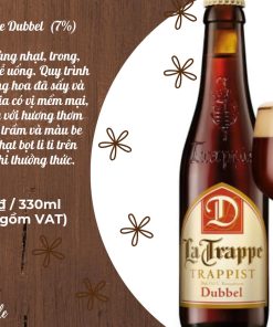 Bia La Trappe Dubbel Trappist 330ml (7%)